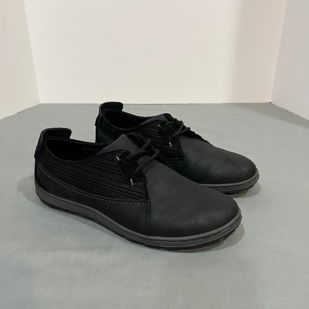 Merrell Ashland Shoes Women 9 Black Leather Suede Lace Up‎ Performance J42512